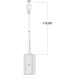 Z-Lite - 5008PHBR-5010P-BK - Gannon 121.5" Outdoor Post Light by Z-Lite - Image 4