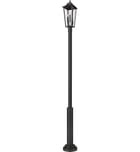 Z-Lite - 5008PHBR-5010P-BK - Gannon 121.5" Outdoor Post Light by Z-Lite - Image 5