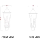 Z-Lite - 5008PHBR-BK - Gannon 26.75" Outdoor Post Light by Z-Lite - Image 6