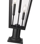 Z-Lite - 5008PHXLR-533PM-BK - Gannon 33.5" Outdoor Pier Mount by Z-Lite - Image 3