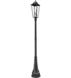 Z-Lite - 5008PHXLR-564P-BK - Gannon 113.5" Outdoor Post Light by Z-Lite