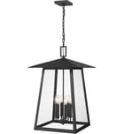 Z-Lite - 5015CHXXL-BK - Rainer 17.5" Outdoor Pendant by Z-Lite