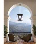 Z-Lite - 5015CHXXL-BK - Rainer 17.5" Outdoor Pendant by Z-Lite - Image 8