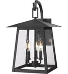 Z-Lite - 5015M-BK - Rainer 19" Outdoor Wall Sconce by Z-Lite