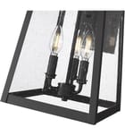 Z-Lite - 5015M-BK - Rainer 19" Outdoor Wall Sconce by Z-Lite - Image 3