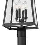 Z-Lite - 5015PHBR-5009P96-BK - Rainer 118.25" Outdoor Post Light by Z-Lite - Image 4