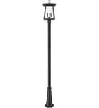 Z-Lite - 5015PHBR-5011P-BK - Rainer 118.25" Outdoor Post Light by Z-Lite - Image 6