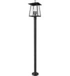 Z-Lite - 5015PHBR-5012P-BK - Rainer 98" Outdoor Post Light by Z-Lite