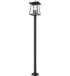 Z-Lite - 5015PHBR-5012P-BK - Rainer 98" Outdoor Post Light by Z-Lite - Image 2