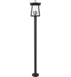 Z-Lite - 5015PHBR-5012P-BK - Rainer 98" Outdoor Post Light by Z-Lite - Image 5