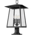 Z-Lite - 5015PHBR-533PM-BK - Rainer 26.25" Outdoor Pier Mount by Z-Lite - Image 7