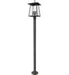 Z-Lite - 5015PHBR-567P-BK - Rainer 98" Outdoor Post Light by Z-Lite