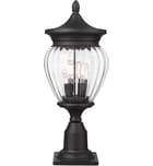 Z-Lite - 5016PHMR-533PM-BK - Davina 22.25" Outdoor Pier Mount by Z-Lite