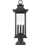 Z-Lite - 5017PHBR-533PM-BK - Tiberius 27.25" Outdoor Pier Mount Light by Z-Lite - Image 5