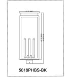 Z-Lite - 5018PHBS-BK - Nova 26.75" Outdoor Post Light by Z-Lite - Image 6