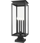 Z-Lite - 5018PHBS-SQPM-BK - Nova 29.25" Outdoor Pier Mount Light by Z-Lite