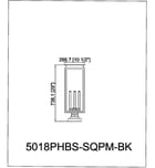 Z-Lite - 5018PHBS-SQPM-BK - Nova 29.25" Outdoor Pier Mount Light by Z-Lite - Image 8