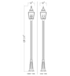 Z-Lite - 5029PHBR-519P-BK - Raphael 122-inch Outdoor Post Mounted Light by Z-Lite - Image 6