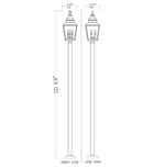 Z-Lite - 5029PHBS-536P-BK - Raphael 120.75-inch Outdoor Post Mounted Light by Z-Lite - Image 6