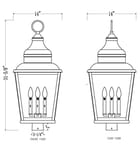 Z-Lite - 5029PHXLS-BK - Raphael 31.75-inch Outdoor Post Mount Light by Z-Lite - Image 6