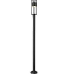 Z-Lite - 517PHM-567P-BK-LED - Luca 95.5" Post Mount by Z-Lite - Image 5