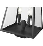 Z-Lite - 521PHMS-BK - Broughton 18.5" Post Mount by Z-Lite - Image 2