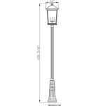 Z-Lite - 568PHXXLR-511P-BK - Beacon 125.5" Outdoor Post Light by Z-Lite - Image 8