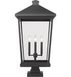 Z-Lite - 568PHXXLS-SQPM-BK - Beacon 32" Outdoor Pier Mount by Z-Lite - Image 4