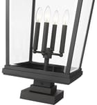 Z-Lite - 568PHXXLS-SQPM-BK - Beacon 32" Outdoor Pier Mount by Z-Lite - Image 6