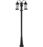 Z-Lite - 569MP3-519P-BK - Roundhouse 114.5" Outdoor Post Light by Z-Lite - Image 4