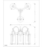 Z-Lite - 569MP3-519P-BK - Roundhouse 114.5" Outdoor Post Light by Z-Lite - Image 6