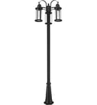 Z-Lite - 569MP3-519P-BK - Roundhouse 114.5" Outdoor Post Light by Z-Lite - Image 5