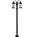 Z-Lite - 569MP3-567P-BK - Roundhouse 94.25" Outdoor Post Light by Z-Lite