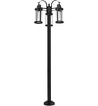Z-Lite - 569MP3-567P-BK - Roundhouse 94.25" Outdoor Post Light by Z-Lite - Image 3