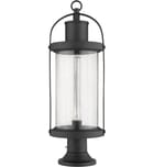 Z-Lite - 569PHB-553PM-BK - Roundhouse 27" Outdoor Pier Mount by Z-Lite - Image 6