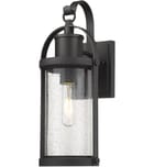 Z-Lite - 569S-BK - Roundhouse 15.75" Outdoor Wall Sconce by Z-Lite