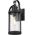 Z-Lite - 569S-BK - Roundhouse 15.75" Outdoor Wall Sconce by Z-Lite - Image 3