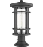 Z-Lite - 570PHB-553PM-BK - Jordan 19.75" Outdoor Pier Mount by Z-Lite - Image 6