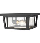 Z-Lite - Seoul 12" Outdoor Flush Mount by Z-Lite - Image 4