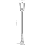 Z-Lite - 571PHXXLR-511P-BK - Seoul 125.5" Outdoor Post Light by Z-Lite - Image 7
