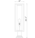 Z-Lite - Dunbroch 29.75" Outdoor Pier Mount by Z-Lite - Image 7