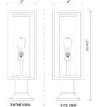Z-Lite - Dunbroch 23.75" Outdoor Pier Mount by Z-Lite - Image 2
