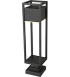 Z-Lite - 585PHBS-SQPM-BK-LED - Barwick 28.25" Outdoor Pier Mount by Z-Lite - Image 5