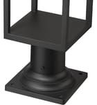 Z-Lite - 585PHMR-533PM-BK-LED - Barwick 23.25" Outdoor Pier Mount by Z-Lite - Image 6