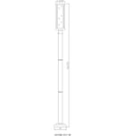 Z-Lite - 586PHBR-567P-BK - Glenwood 93.75" Outdoor Post Light by Z-Lite - Image 6