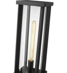Z-Lite - 586PHBS-SQPM-BK - Glenwood 22.5" Outdoor Pier Mount by Z-Lite - Image 6