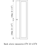 Z-Lite - 587S-BK-LED - Baden 12.5" Outdoor Wall Sconce by Z-Lite - Image 8