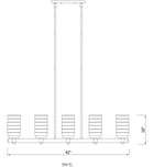 Z-Lite - Tahoe 42" Outdoor Island Light by Z-Lite - Image 8