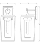 Z-Lite - Sheridan 18" Outdoor Wall Sconce by Z-Lite - Image 8