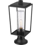 Z-Lite - 594PHMR-553PM-BK - Sheridan 19.5" Outdoor Pier Mount by Z-Lite - Image 5